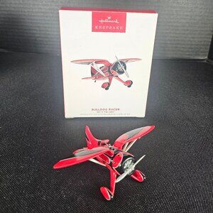 Hallmark Keepsake Christmas Ornament 2023 "Sky's The Limit" Bulldog Racer. NIB